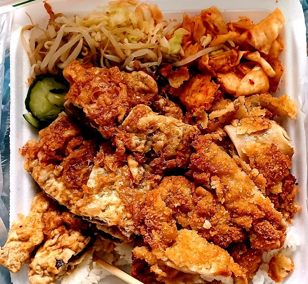 Meat Jun and Chicken Katsu