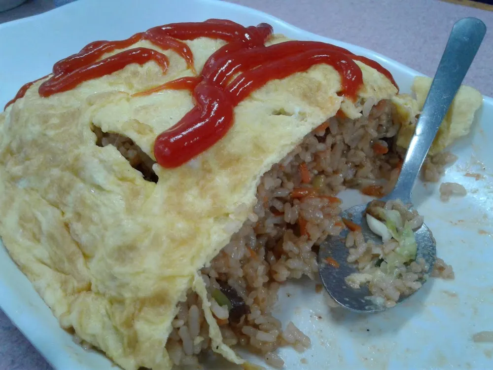 Omu Rice Fried Rice Omelette